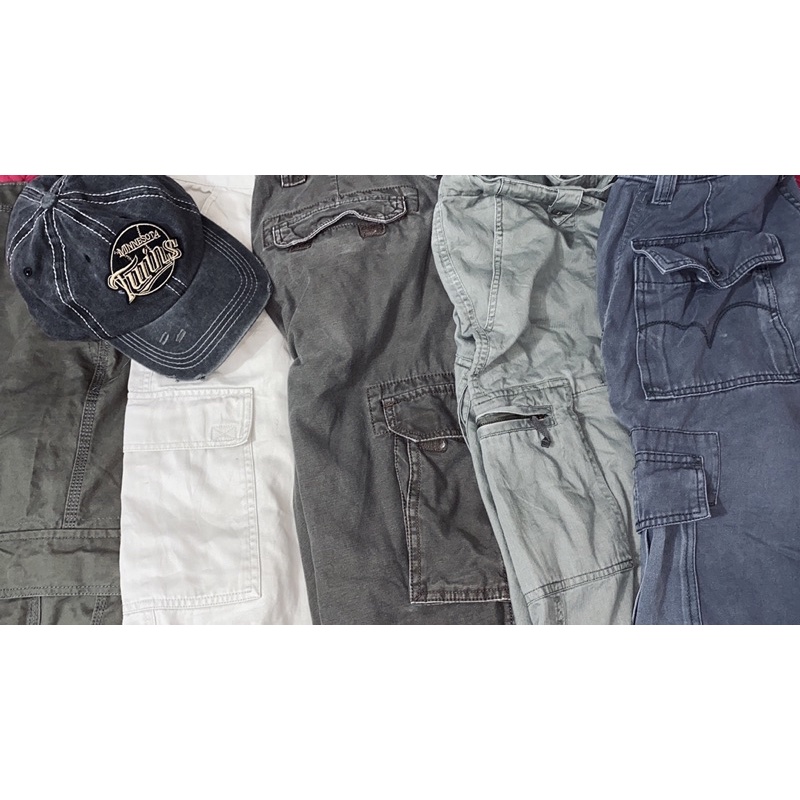 CARGO PANTS 2HAND RẺ NHẤT MỌI THỜI ĐẠI:))) siu vintage ae eiiiii , ai thích chọn màu iibb cho sốp nha