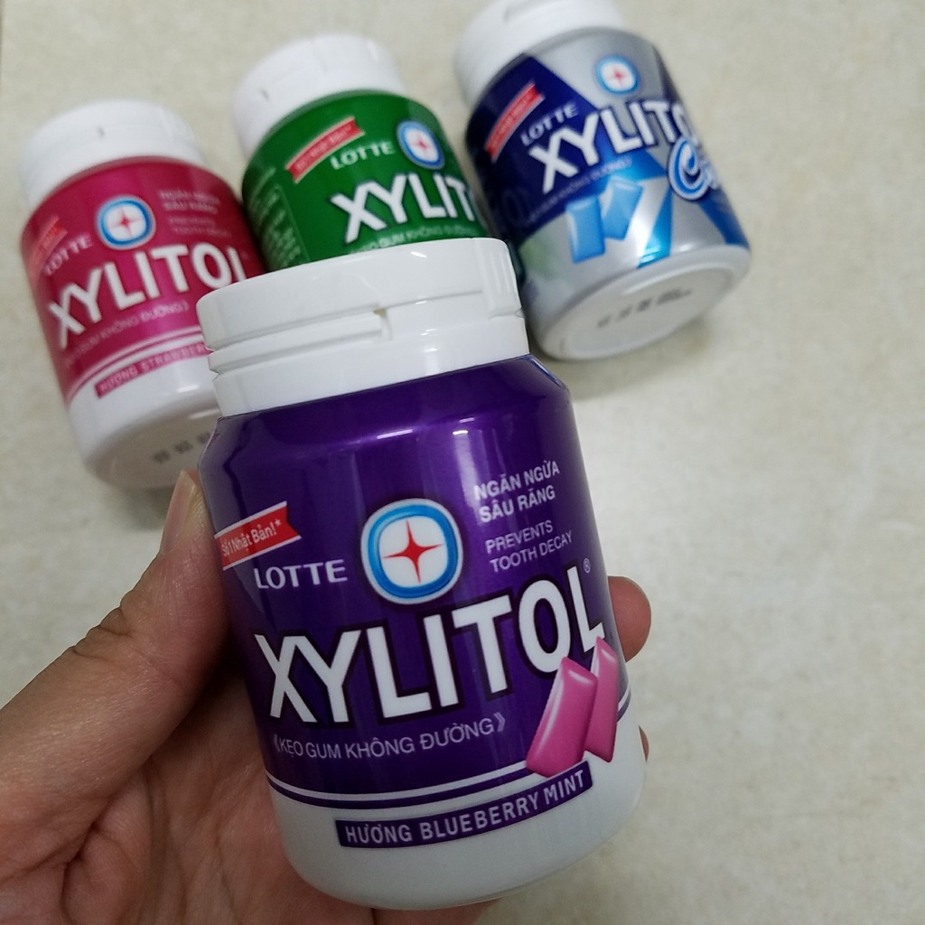 Kẹo gum không đường Xylitol lotte 58g