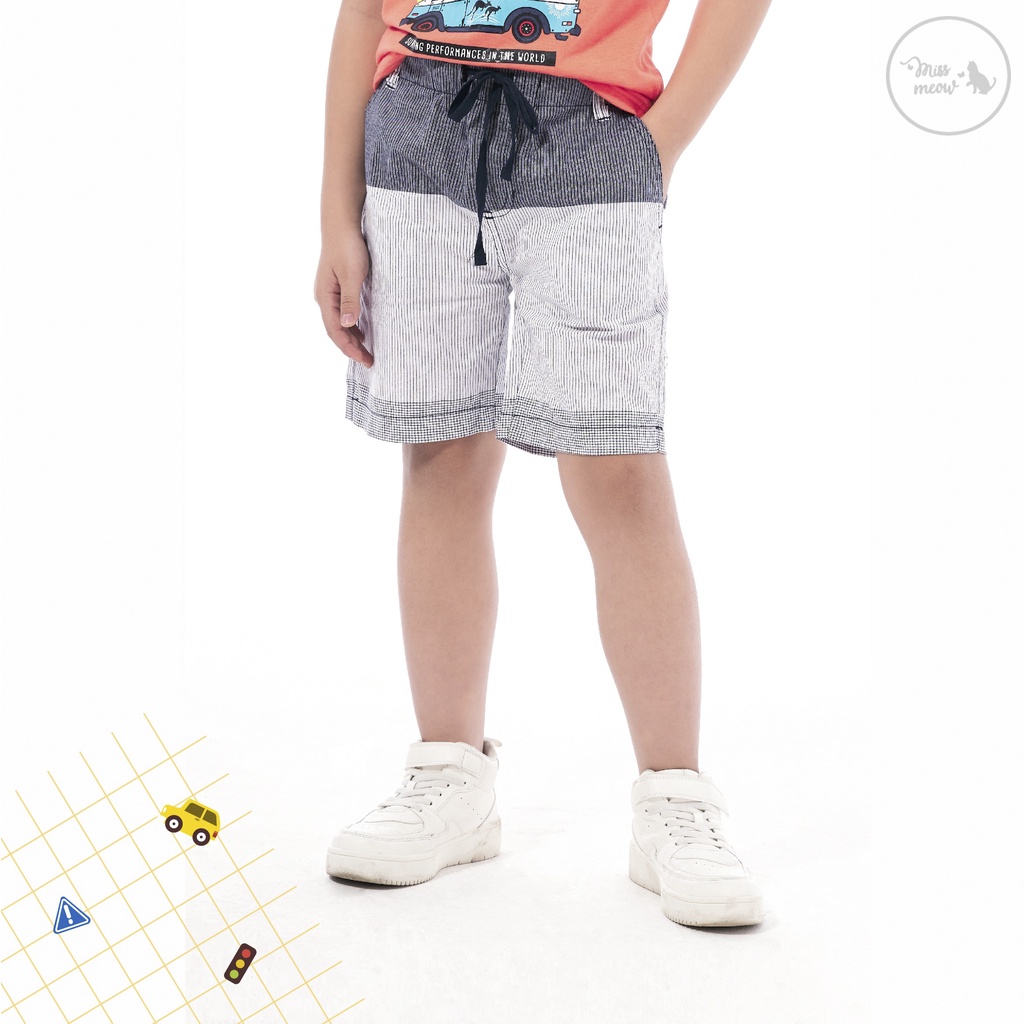 Quần KAKI đùi bé trai BIGFOX Tới Size Đại. Quần Short Trẻ Em Teen Boy Phối màu 2-12