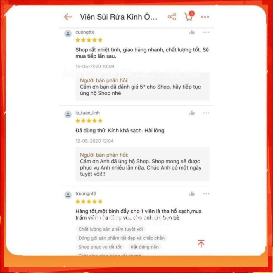 1 VIÊN SỦI RỬA KÍNH Ô TÔ XE HƠI MIỄN PHÍ SHIP VÀ TẶNG KÈM