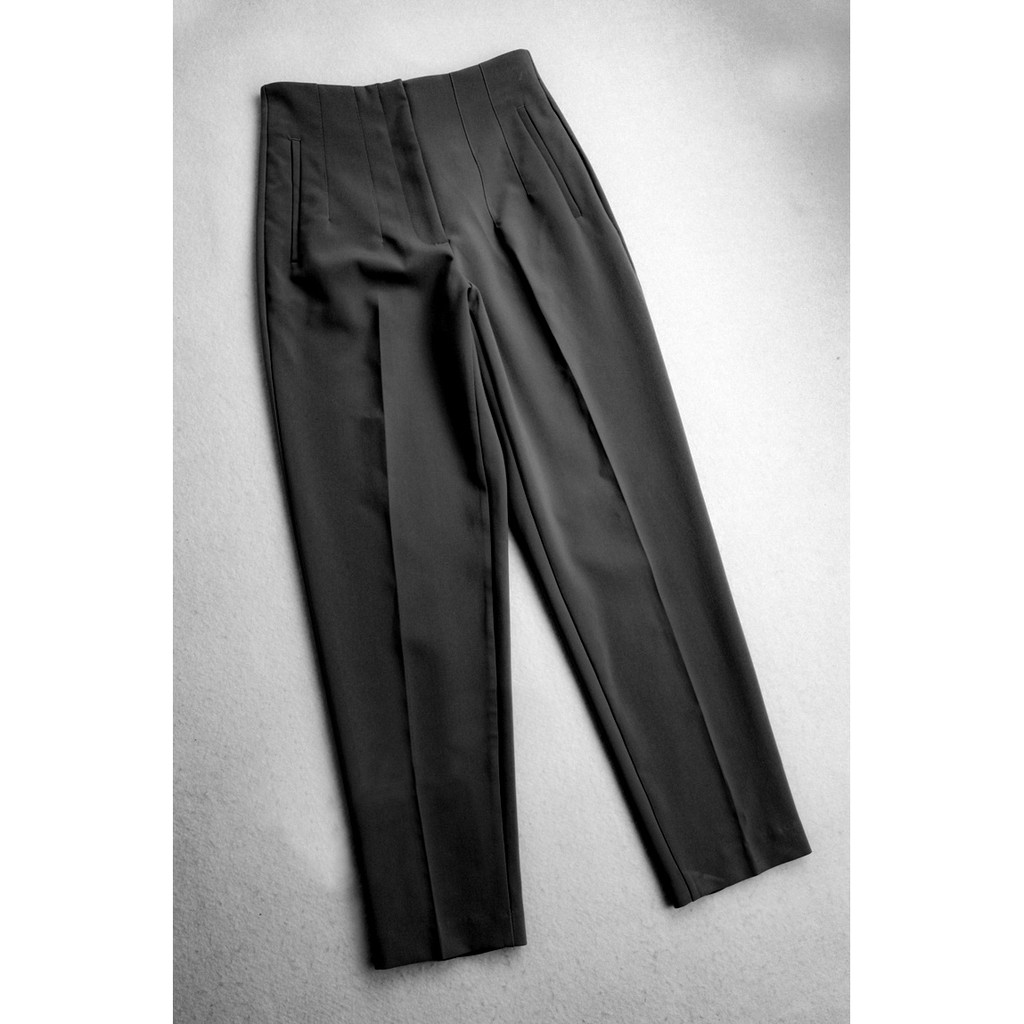 Quần tây âu công sở nữ đẹp BUTTERFLY cạp lưng cao, dáng Baggy khóa sườn khuy ẩn, túi may viền trước hiện đại- Q06 | BigBuy360 - bigbuy360.vn