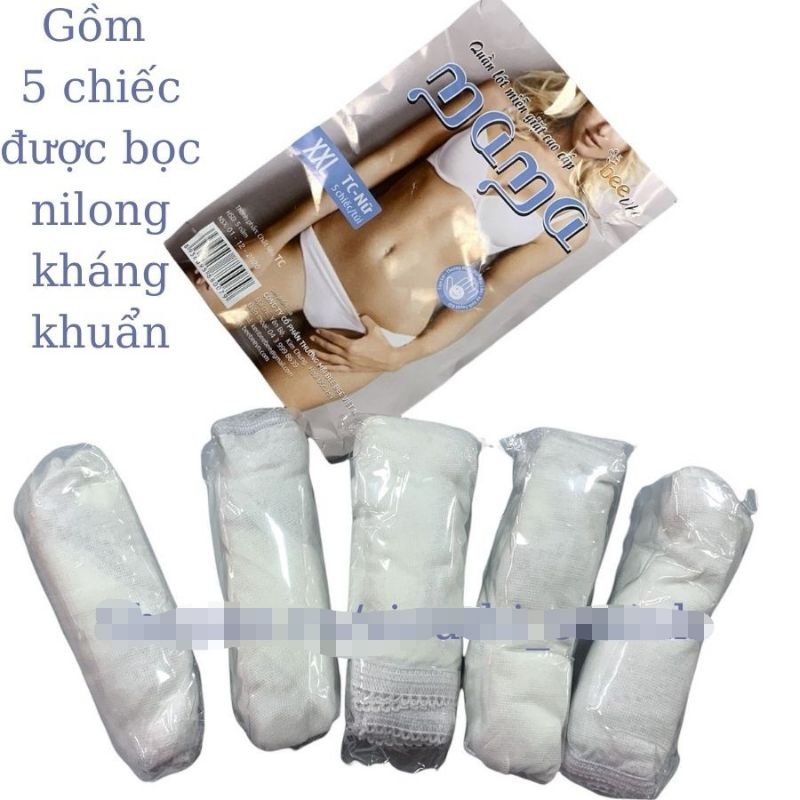 Quần lót cotton cao cấp miễn giặt mama  dùng đi du lịch/hàng ngày/mẹ bầu/sau sinh....