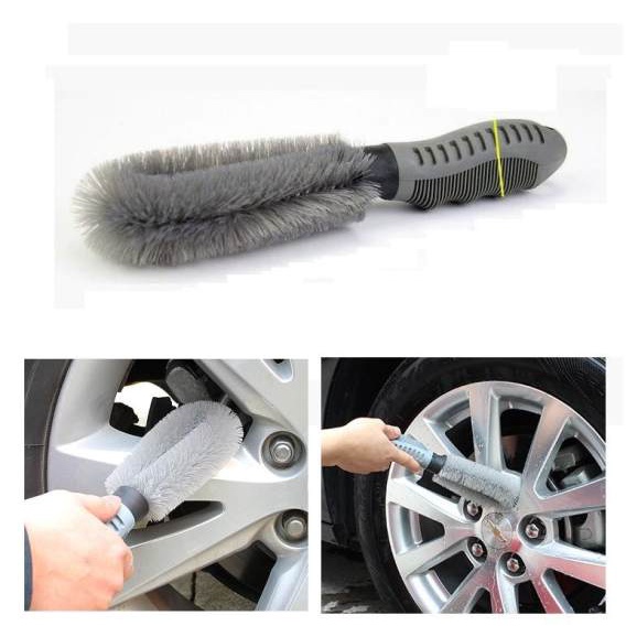 Chổi Cước Vệ Sinh Rửa Vành Lazăng Bánh Xe và Lốp Vỏ Xe Ô Tô Xe Máy Chuyên Dụng