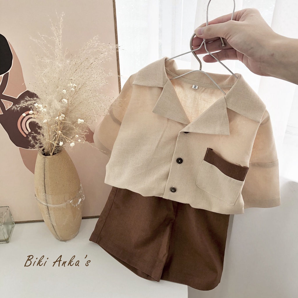 Váy đầm thiết kế cho bé gái BIKI ANKA'S đi chơi handmade vintage Daizy