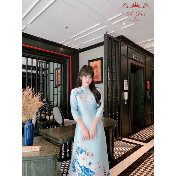 ❤ Áo dài tapta in 3d chuẩn xịn xinh hàng thiết kế cao cấp đẹp giá rẻ | BigBuy360 - bigbuy360.vn