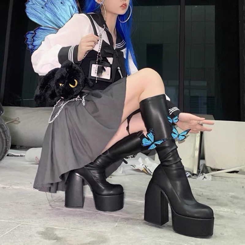 (HÀNG ORDER) BỐT ĐÙI B195 ĐẾ CAO 9CM | BigBuy360 - bigbuy360.vn