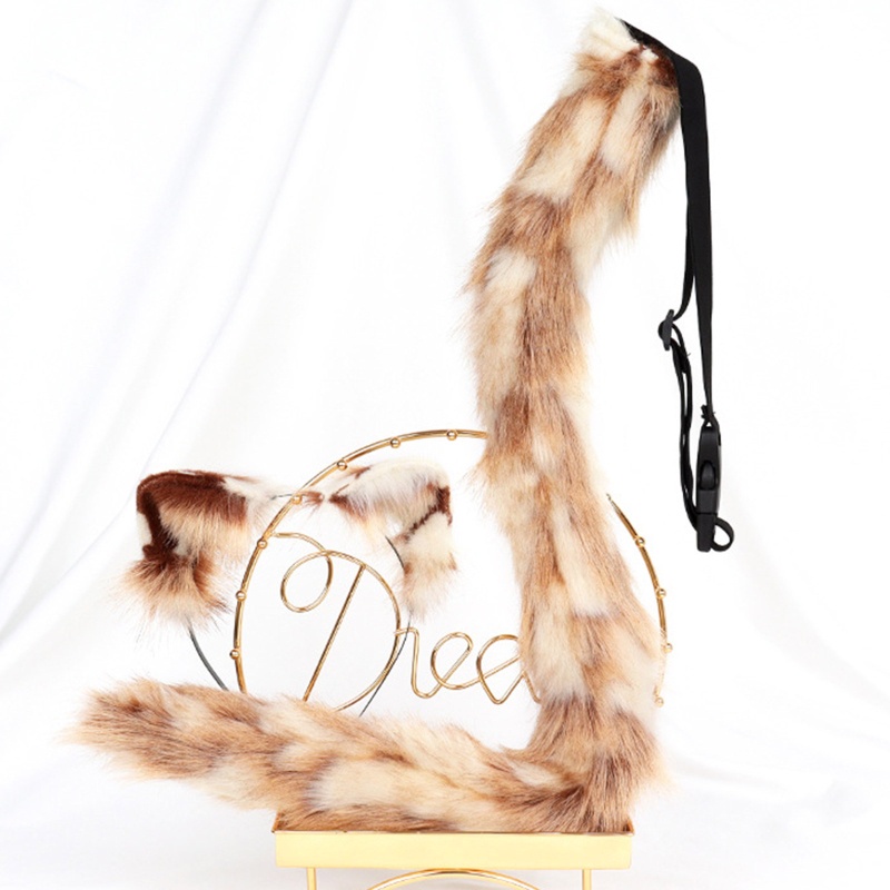 Bộ Đuôi Cáo Giả Và Kẹp Tai Độc Đáo Cho Tiệc Hóa Trang