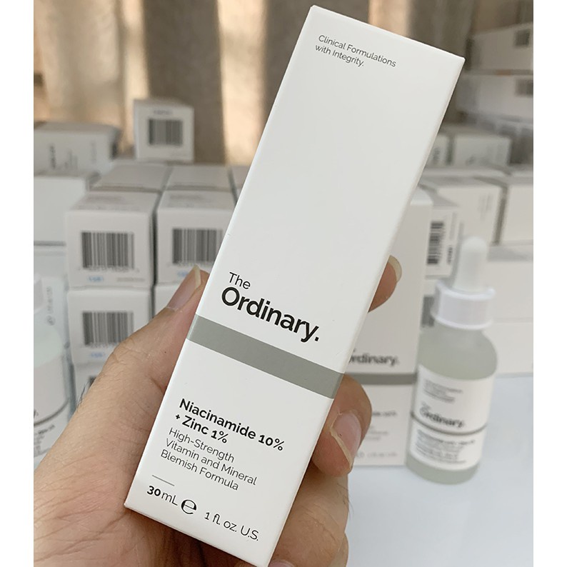 Tinh chất The Ordinary niacinamide 10% Zinc 1% giảm mụn, mờ thâm 30ml