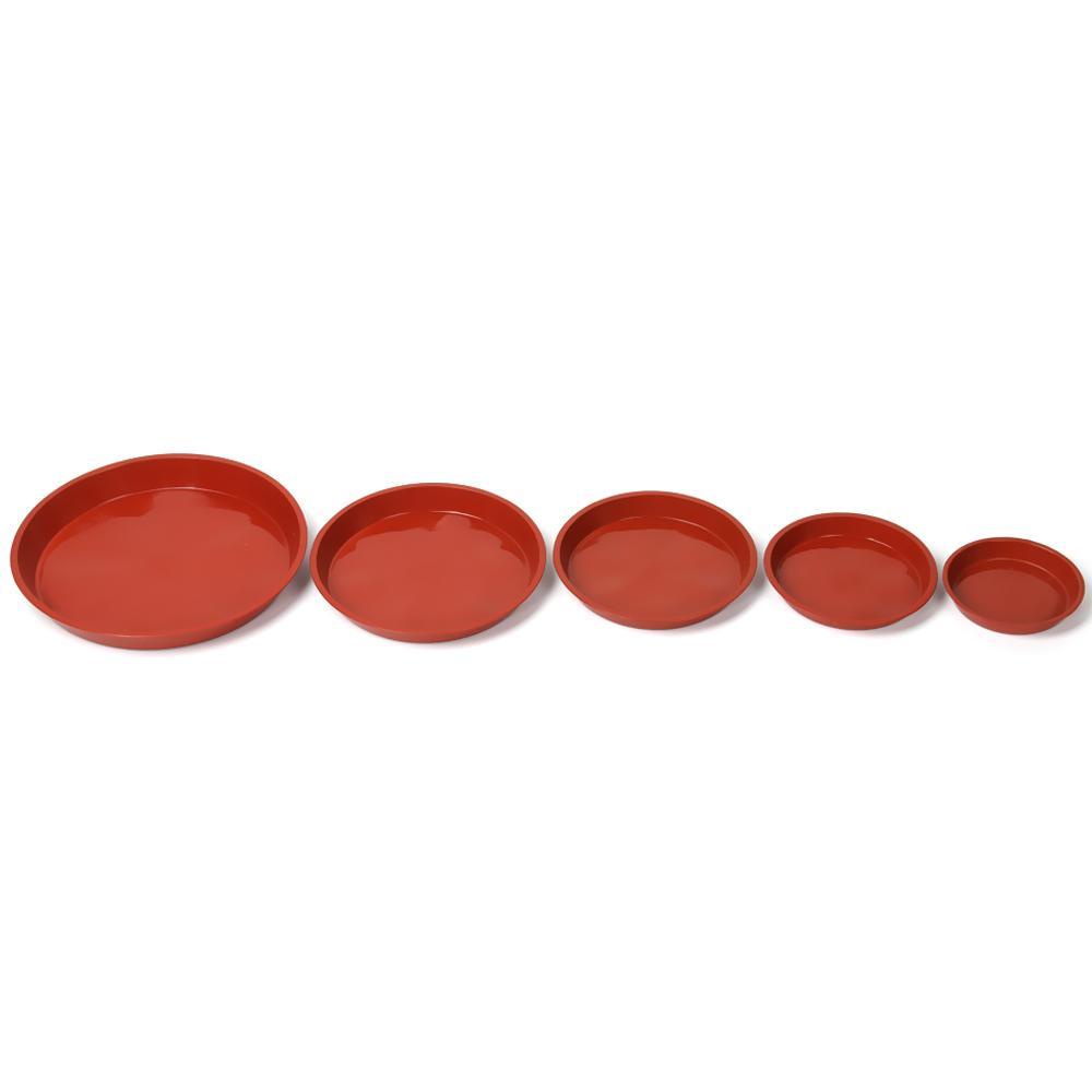 WATTLE Set 3 Khay Tròn Bằng Nhựa Đựng Đĩa / Nước Chấm
