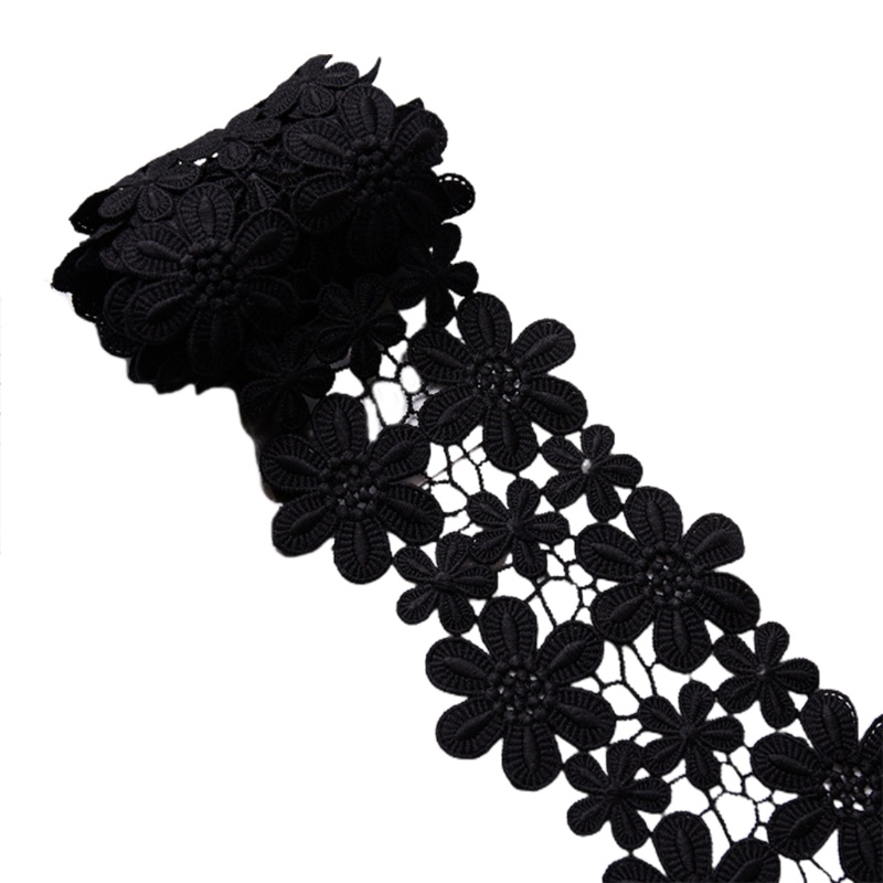 Cuộn Dây Ruy Băng Phối Ren Màu Trắng Dùng Làm Đồ Thủ Công DIY