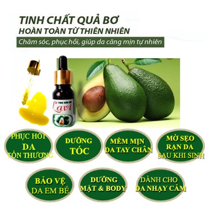 TINH DẦU BƠ LAVI 100% NGUYÊN CHẤT NHÀ LÀM