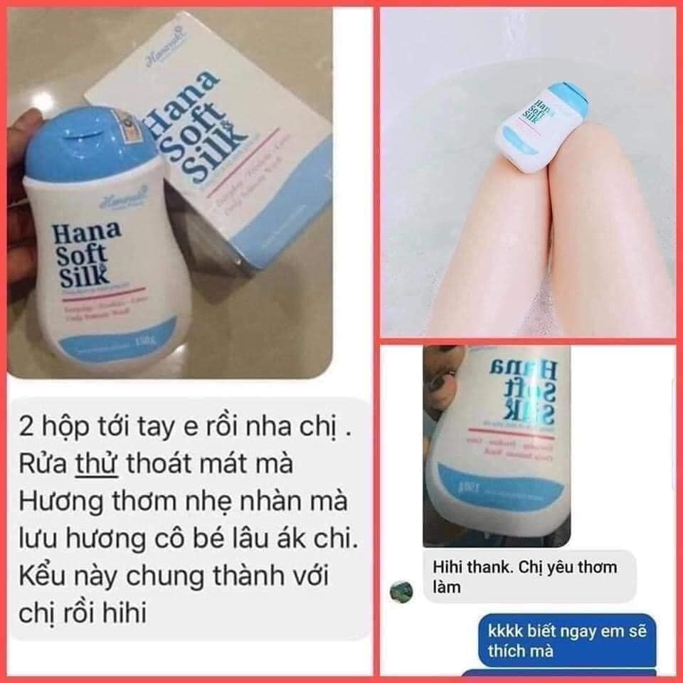 Dung Dịch Vệ Sinh Phụ Nữ Hana VB Soft Silk Hanayuki ⚡CHÍNH HÃNG⚡ Sạch Vùng Kín - Dịu Nhẹ Thơm Mát