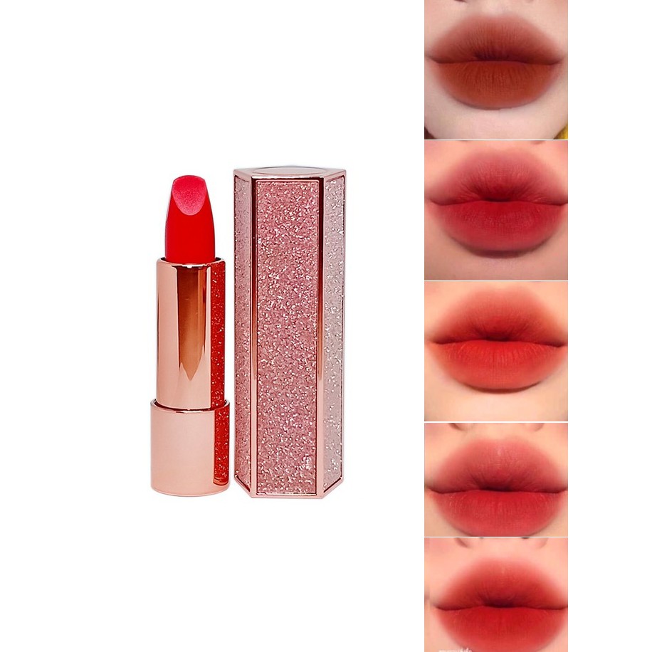 Son môi vỏ ánh nhũ Wodwod Star Hollow Lipstick Hàn Quốc