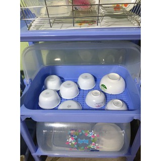 Kệ chén có nắp 3 ngăn Duy Tân (size nhỏ)