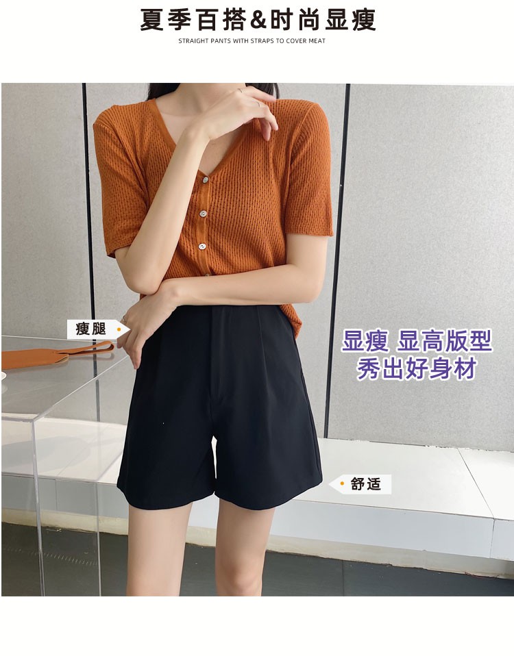 Quần Short Dáng Chữ A Ống Rộng Lưng Cao Thời Trang Mùa Hè Hàng Mới 2020 Dành Cho Bạn Nữ | BigBuy360 - bigbuy360.vn