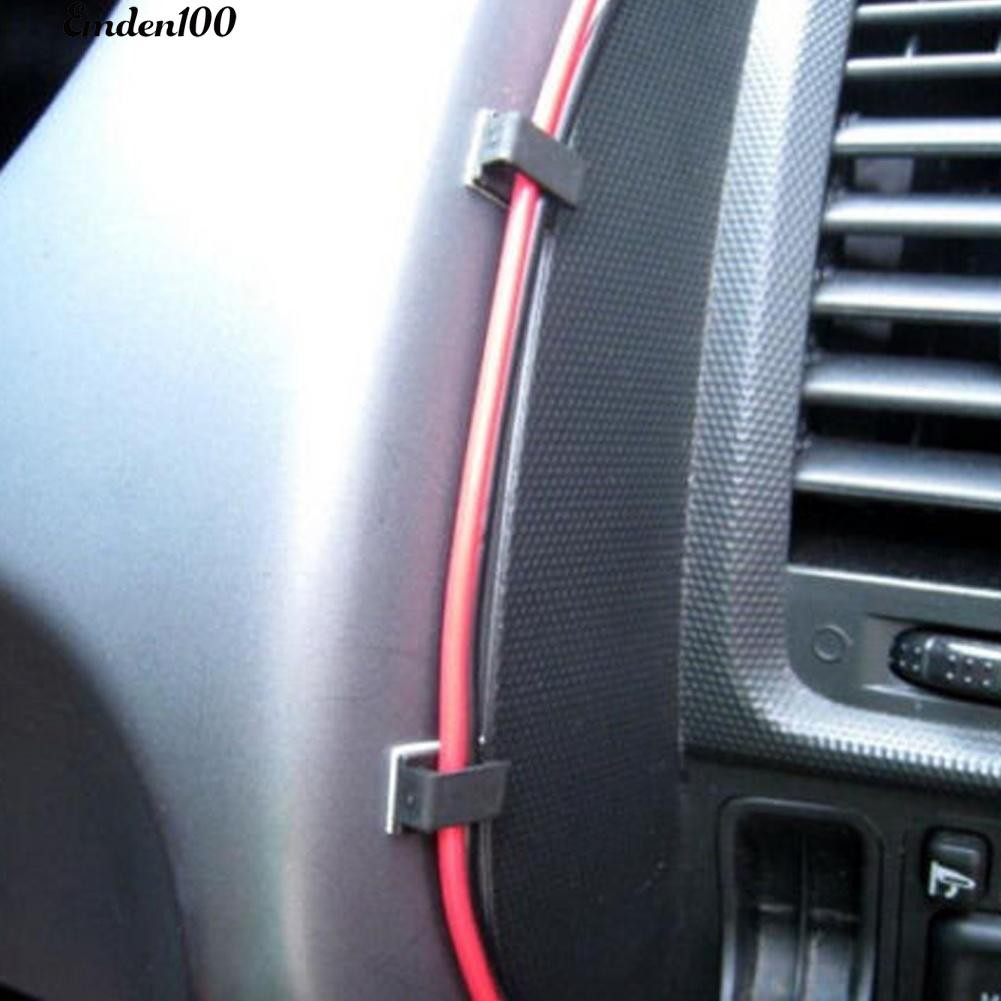 Bộ 40 kẹp tự tính cố định dây cáp cho xe hơi