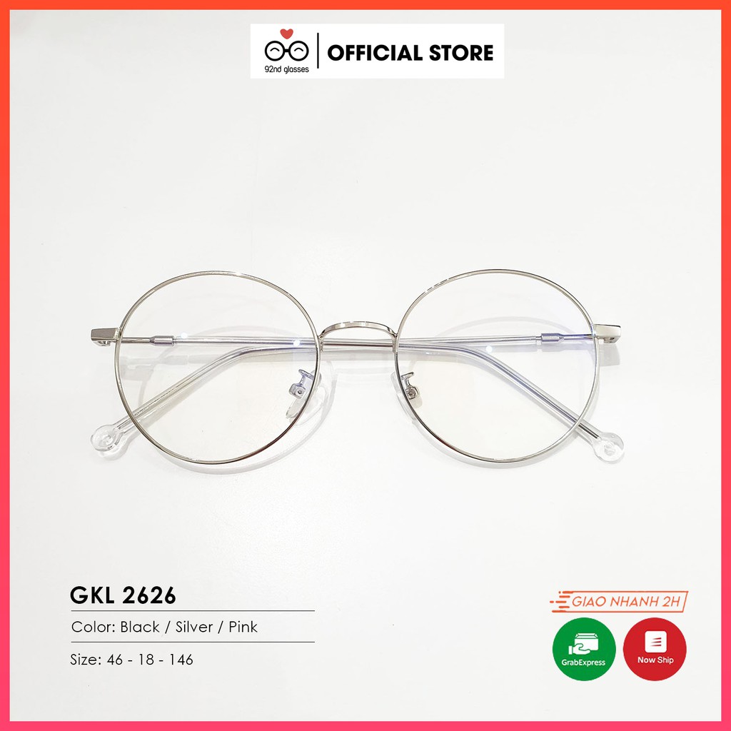 Gọng Cận nam nữ tròn nhỏ chất kiệu kim loại thanh mảnh ulzzang Lani 2626 - Lắp Mắt Cận Theo Yêu Cầu