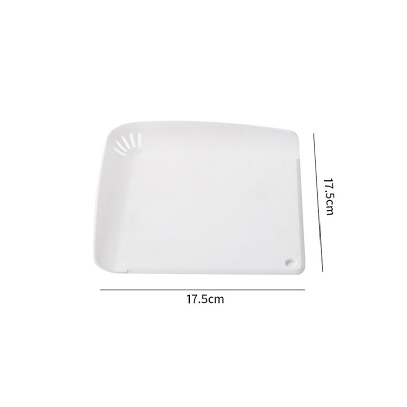 1 Thớt Cắt Thức Ăn Bằng Nhựa Cấp Thực Phẩm Đa Năng Có Lỗ Thoát Nước Kích Thước Nhỏ Gọn Dành Cho Nhà Bếp