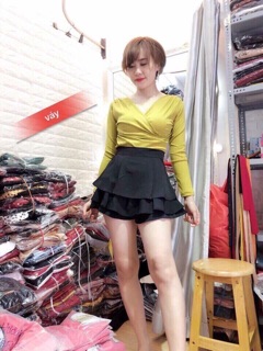 Chân váy tầng xinh