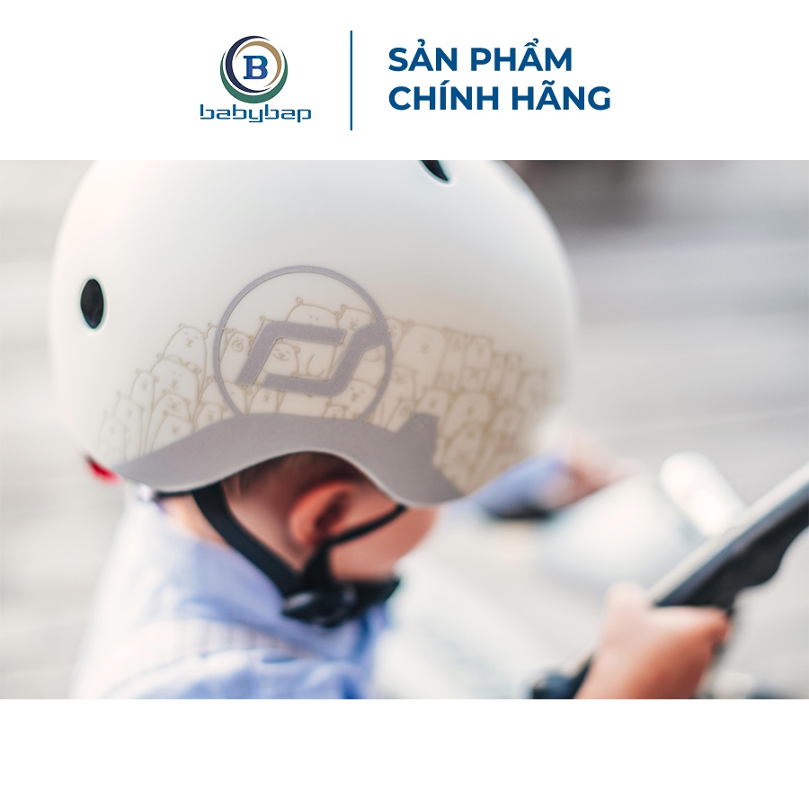 Mũ Đội Đầu Phản Quang Cho Bé Scoot and Ride Size XXS