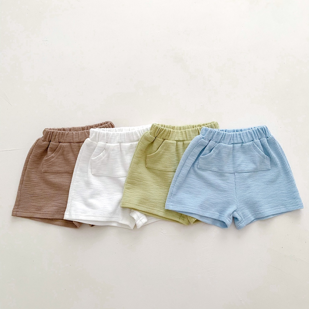 Áo Liền Quần Ngắn Tay Thêu Hình Gấu Dễ Thương Thời Trang Mùa Hè Dành Cho Trẻ Nhỏ Mới Sinh