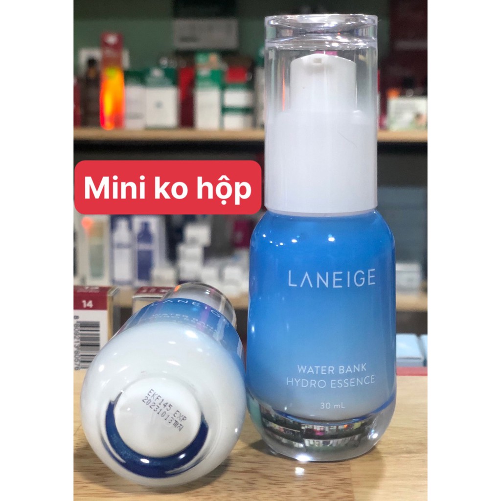 (mini 30ml, ko hộp) Tinh chất dưỡng ẩm Laneige Water Bank Hydro essence