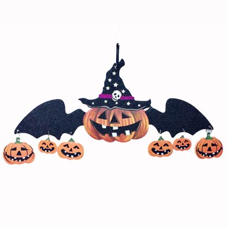 Bảng trang trí Halloween hình bí dơi 45cm x 20cm