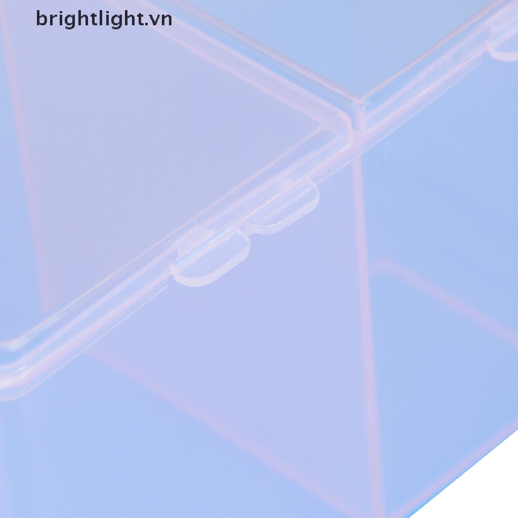 [Hàng mới về] Hộp nhựa trong suốt đựng bông tẩy trang tiện dụng