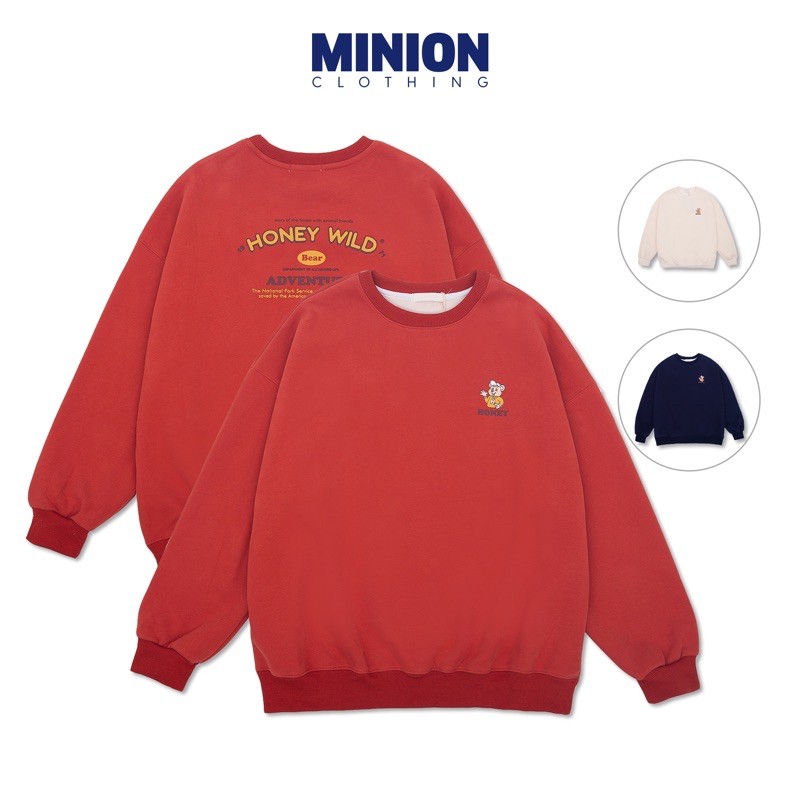 Áo nỉ Minion Clothing form rộng, Sweater dáng Unisex, phong cách Ulzzang Streetwear A2905