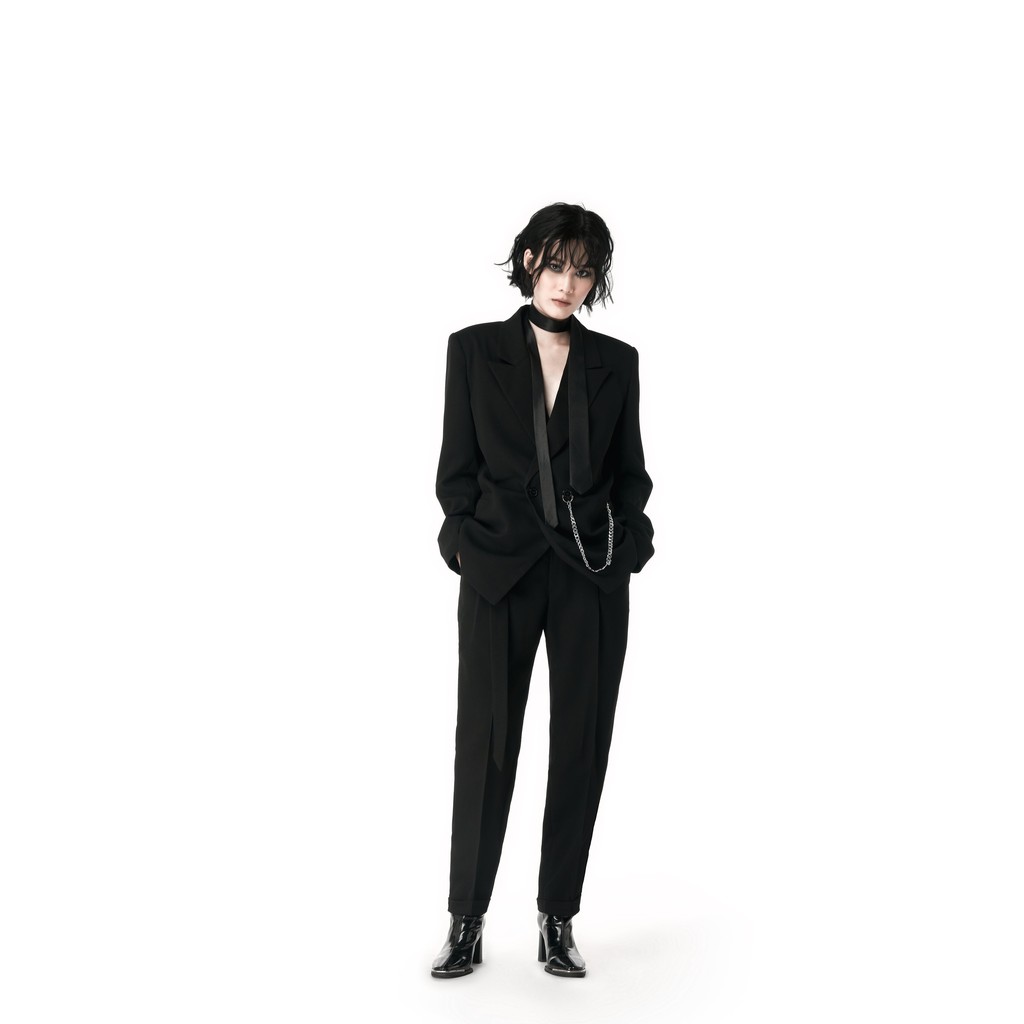 VEST PANTS - BLACK - UNIQ (QUẦN VEST, MÀU ĐEN) | BigBuy360 - bigbuy360.vn