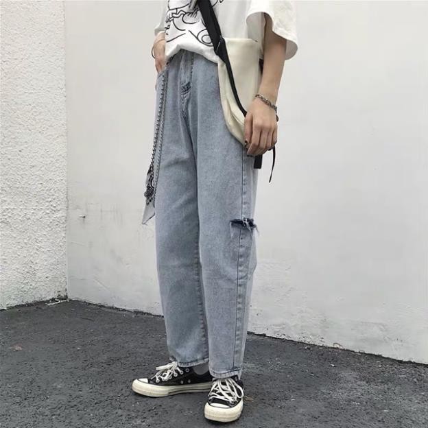 [HÌNH THẬT CUỐI] Quần baggy ống rộng Form Unisex Tặng Kèm Chain Xích đẹp ྇