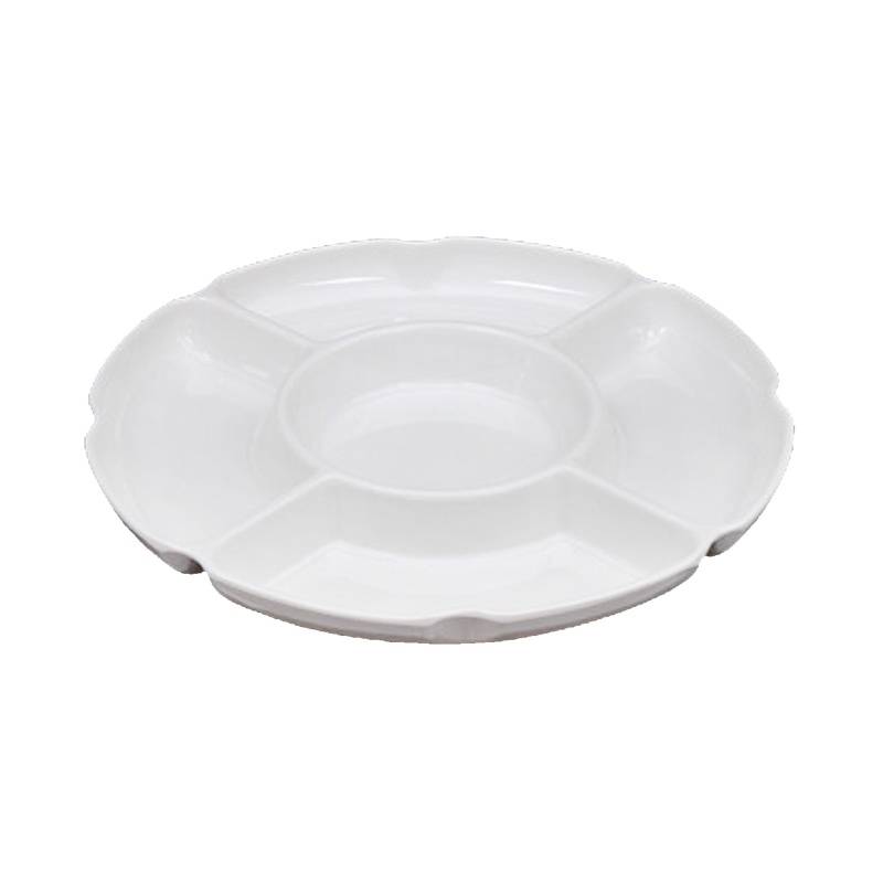 Set 2 Khay Phục Vụ Hình Tròn Trang Trí Bàn Tiệc