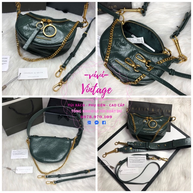 (Full Box + Túi Giấy ) Túi bao tử đeo chéo Cnk 3 dây khoá tròn - đeo được nhiều kiểu siêu hot | BigBuy360 - bigbuy360.vn