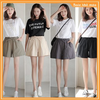 🔥 super sale 🔥 quần sooc nữ chất đũi siêu mát cho mùa hè