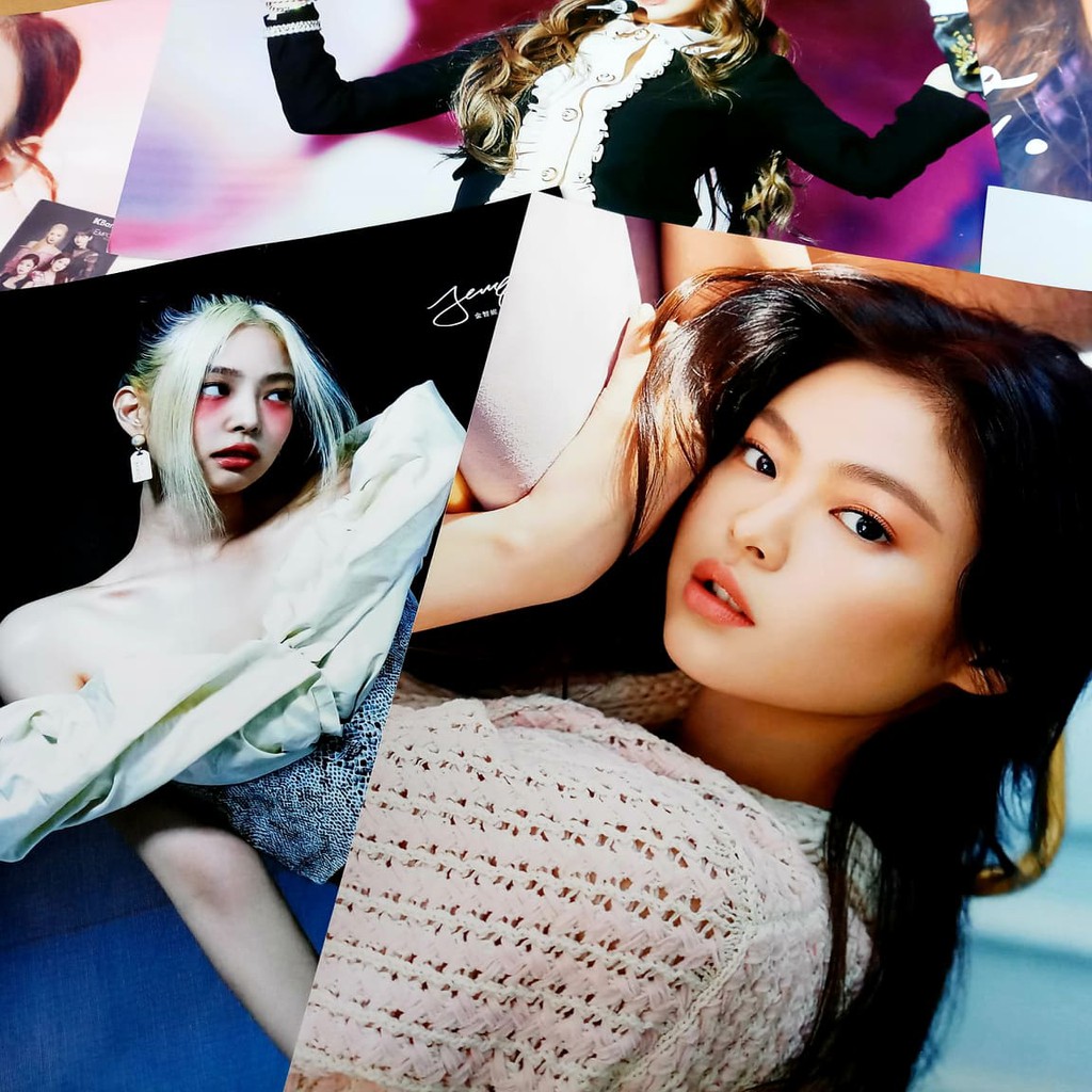 Bộ 8 poster chữ ký BLACKPINK khổ A3 | BigBuy360 - bigbuy360.vn