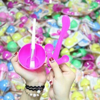 Bộ chén cọ đắp mặt nạ