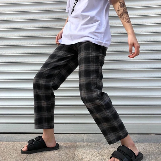 Quần kẻ caro J08