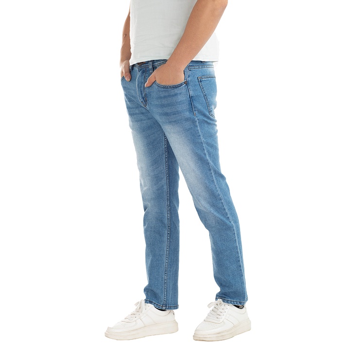 Quần Jean Nam Ống Đứng H90 Chất Bò Co Giãn J075