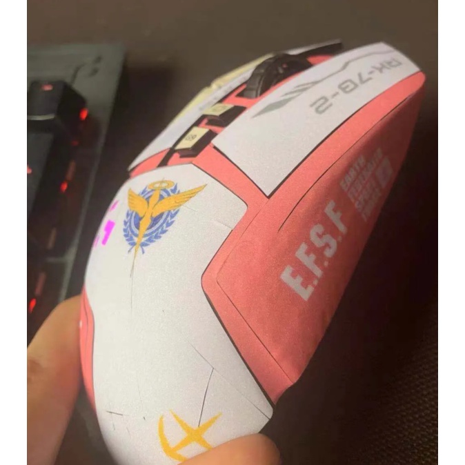 Suitable For Logitech G502 Mouse Sticker Hero SE Anime Gundam Series Frosted Film