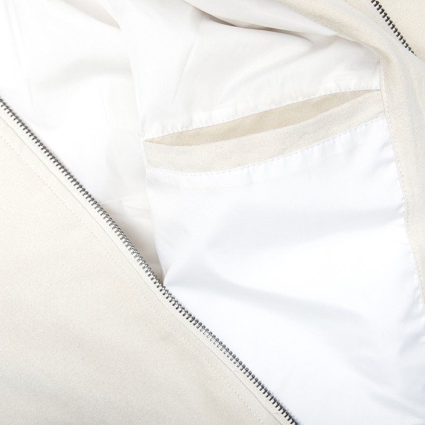 Áo Khoác Bomber ICON DENIM Chất Da Lộn Tay Phối Túi Hộp | BigBuy360 - bigbuy360.vn