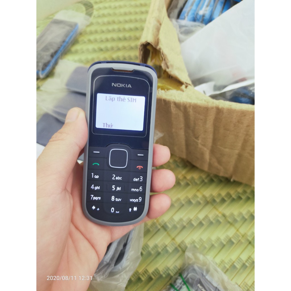 Điện thoại Nokia 1202 màu xanh dương đủ pin, sạc | BigBuy360 - bigbuy360.vn