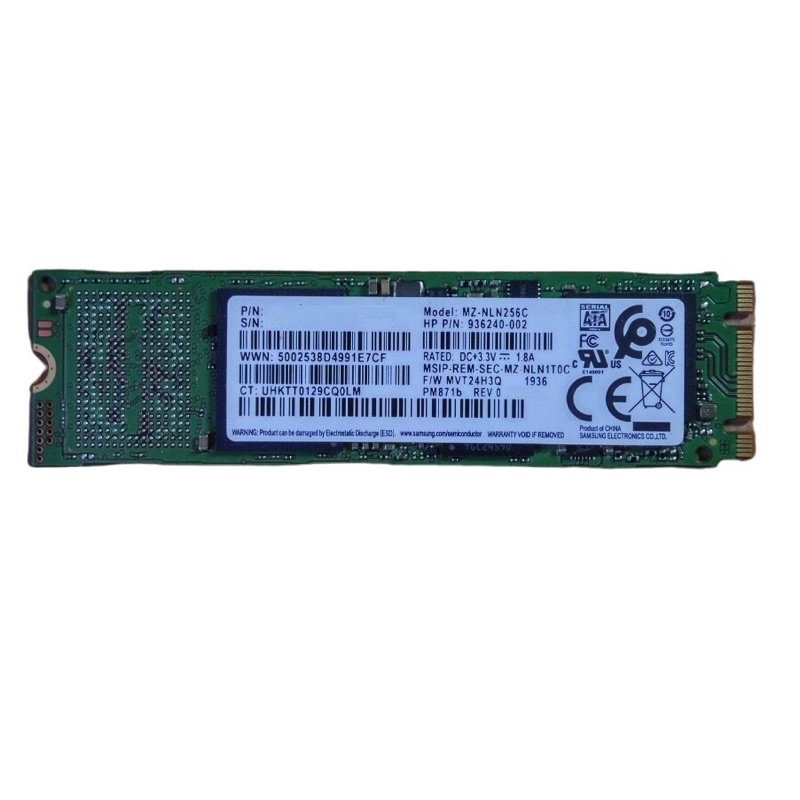 Ổ cứng máy tính SSD M2 Sata 2280 Samsung PM871b - 128GB/ 256GB/ 512GB
