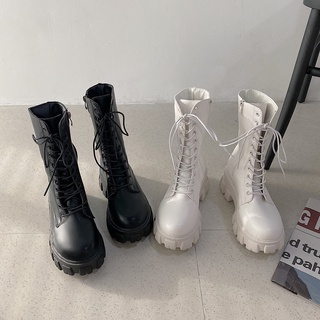 GIÀY BỐT ULZZANG ĐẾ RĂNG CƯA 5CM CÓ ẢNH THẬT [ORDER]