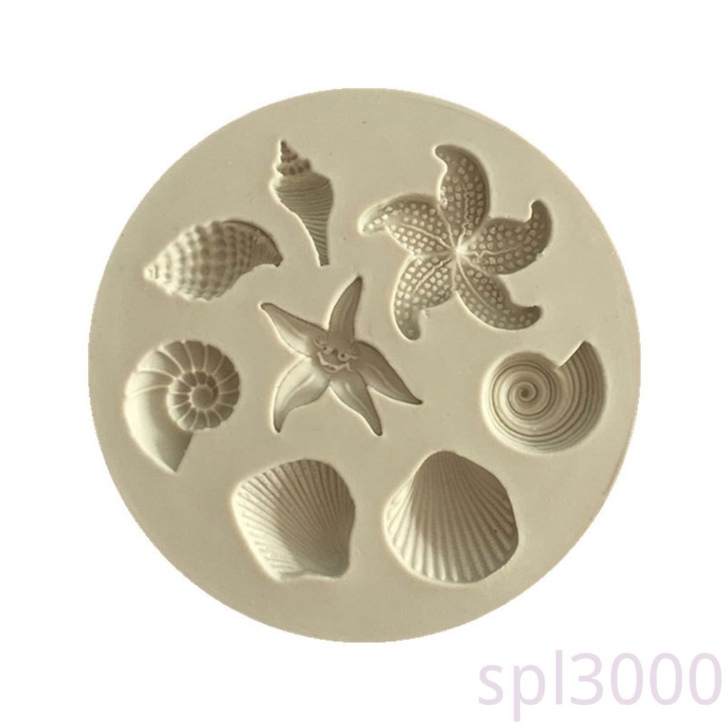 Khuôn Làm Bánh Hình Vỏ Sò 3d Bằng Silicon