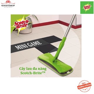 Cây lau nhà  đa năng cao cấp  3 in 1 Scotch Brite 3M tiện lợi hơn cho mọi gia đình