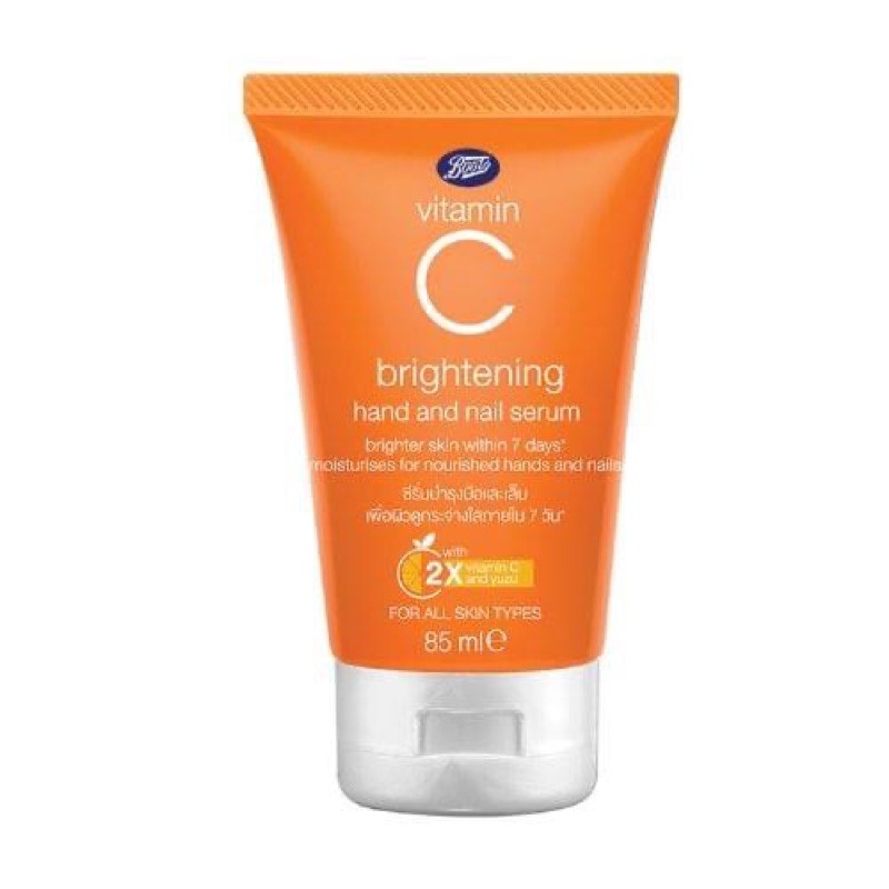 Kem dưỡng da và móng tay Boots Vitamin C hàn and nail serum 85ml chính hãng Thái lan
