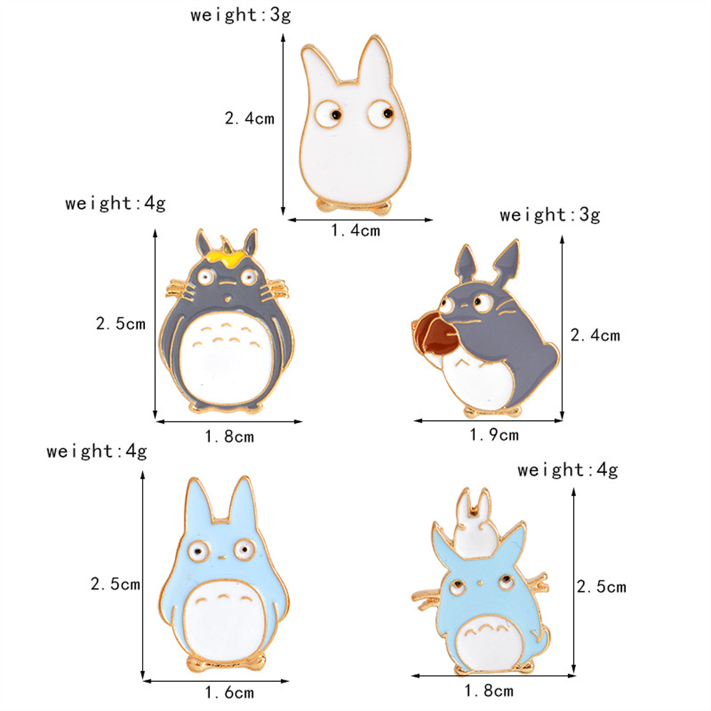 Ghim Cài Áo Tạo Hình Totoro Dễ Thương