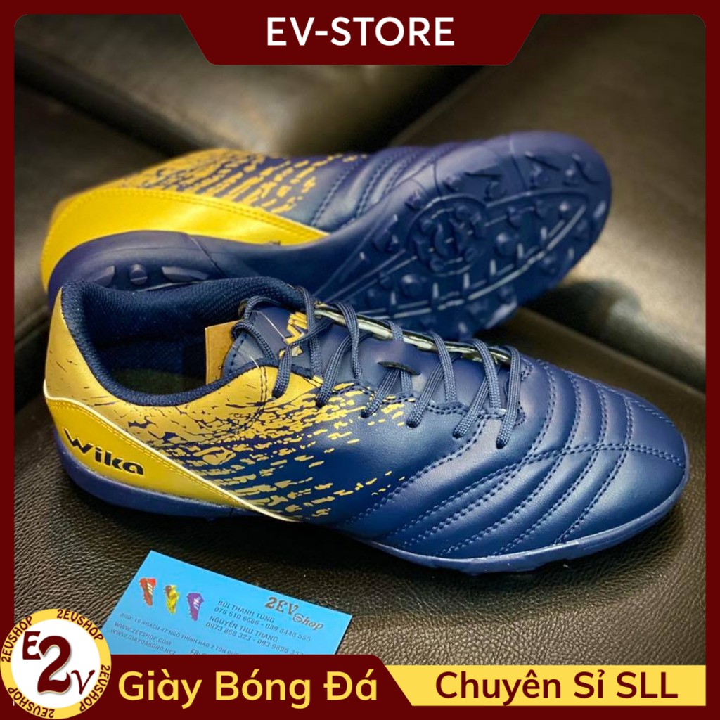 Giày Bóng Đá 𝗧𝗙 𝗪𝗶𝗸𝗮 𝗪𝗶𝗻𝗻𝗲𝗿 Navy - Giày Đá Bóng Nam Cao Cấp