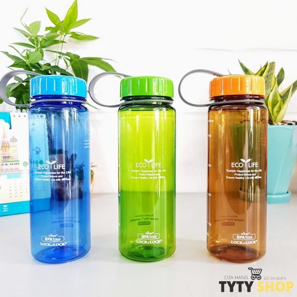 Bình nước nhựa Tritan Lock&Lock Eco Life dung tích 500ml ABF613