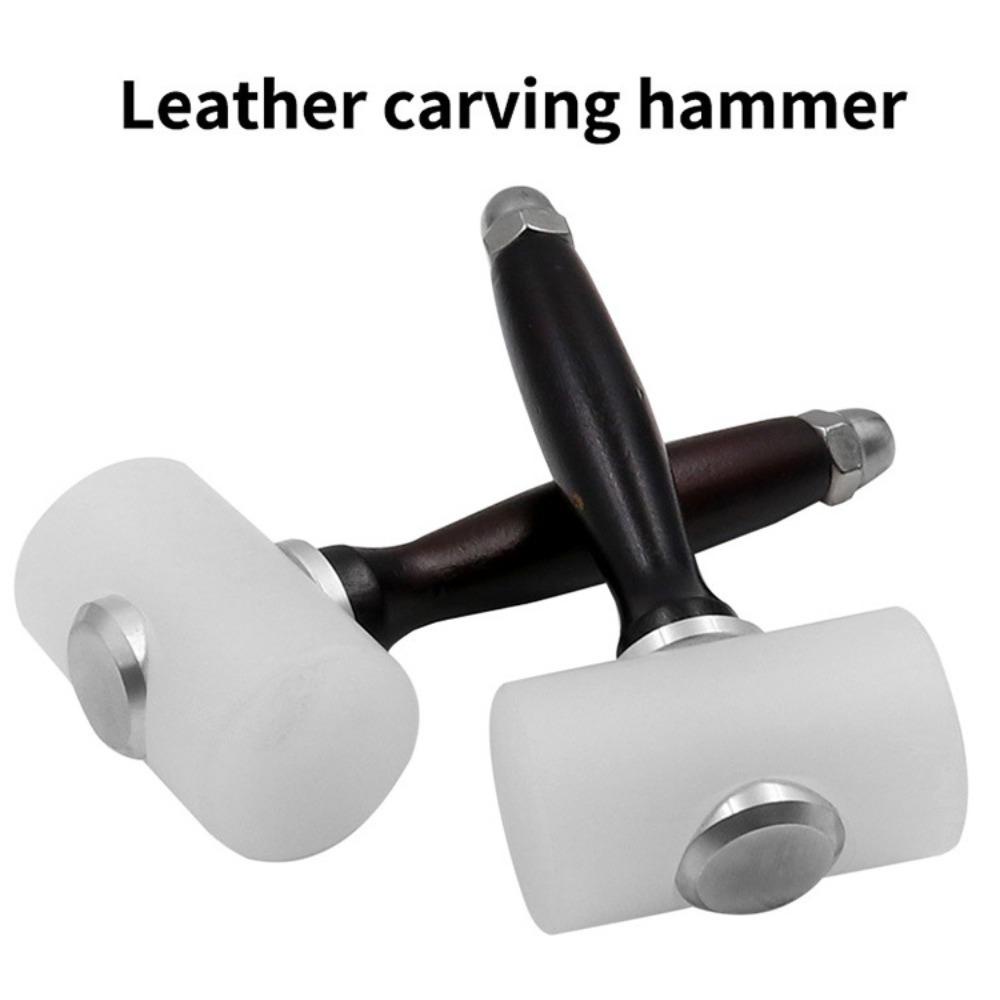 Búa Điêu Khắc Da Bằng Nylon Cán Gỗ Hình Chữ T